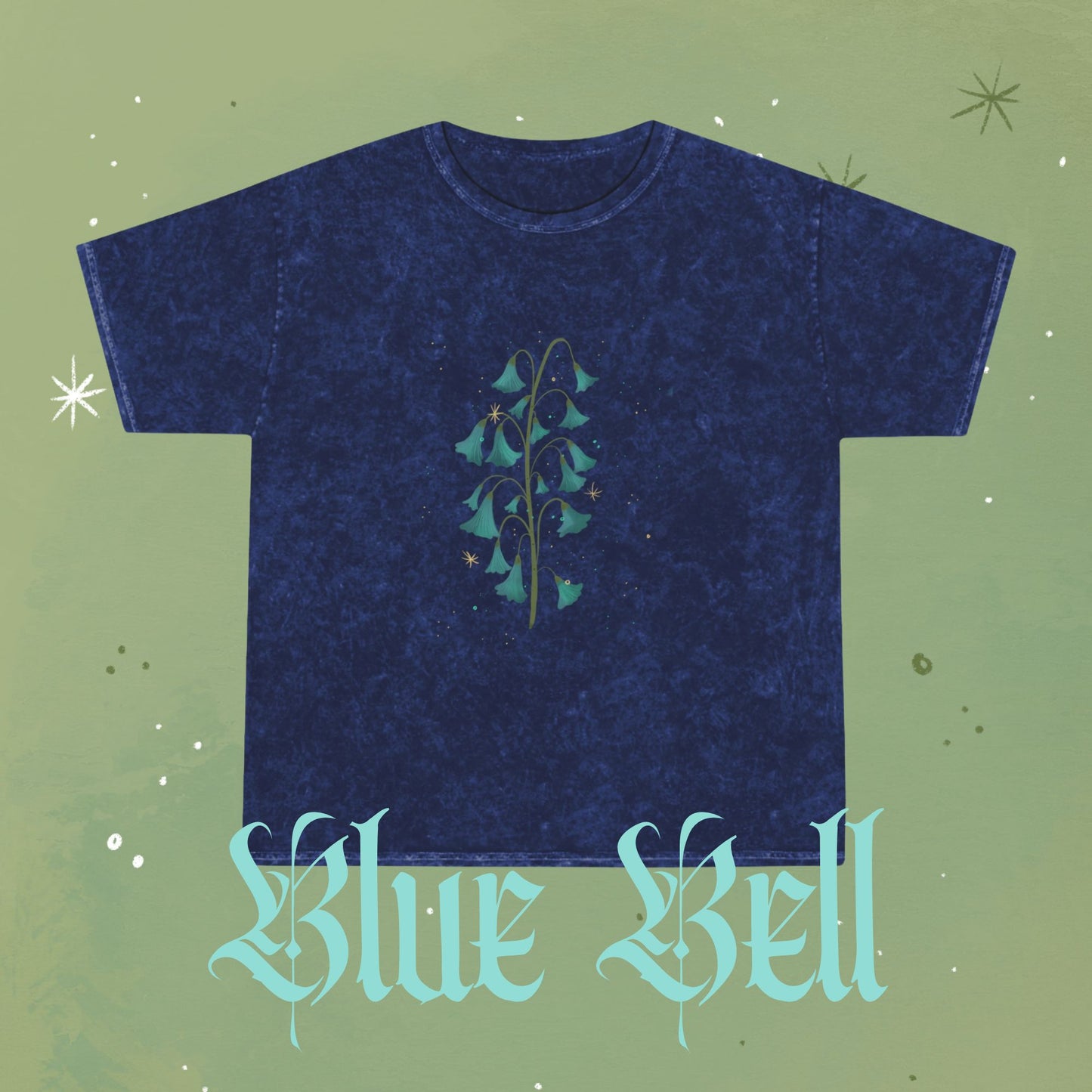 Blue Bell Flower Mineral Wash T-Shirt
